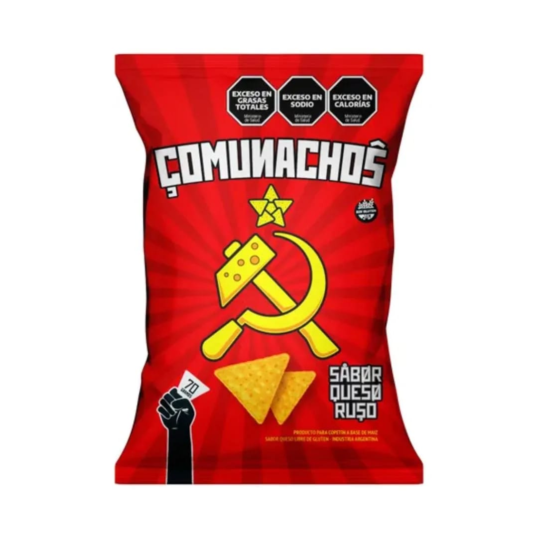 ANTOJITOS - COMUNACHOS Sabor Queso Ruso 70gr