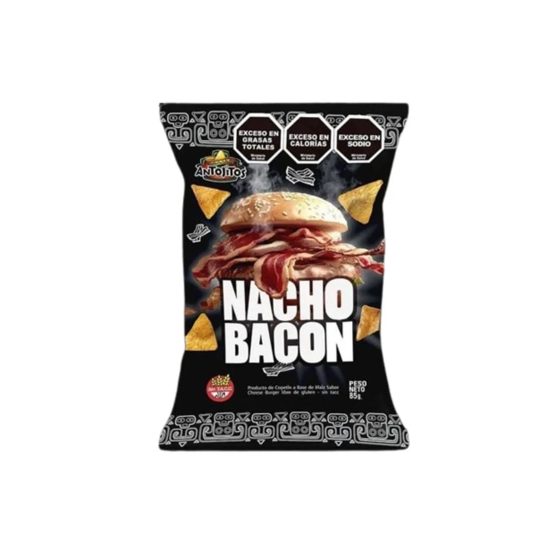 ANTOJITOS - Nachos Bacon x 85grs.