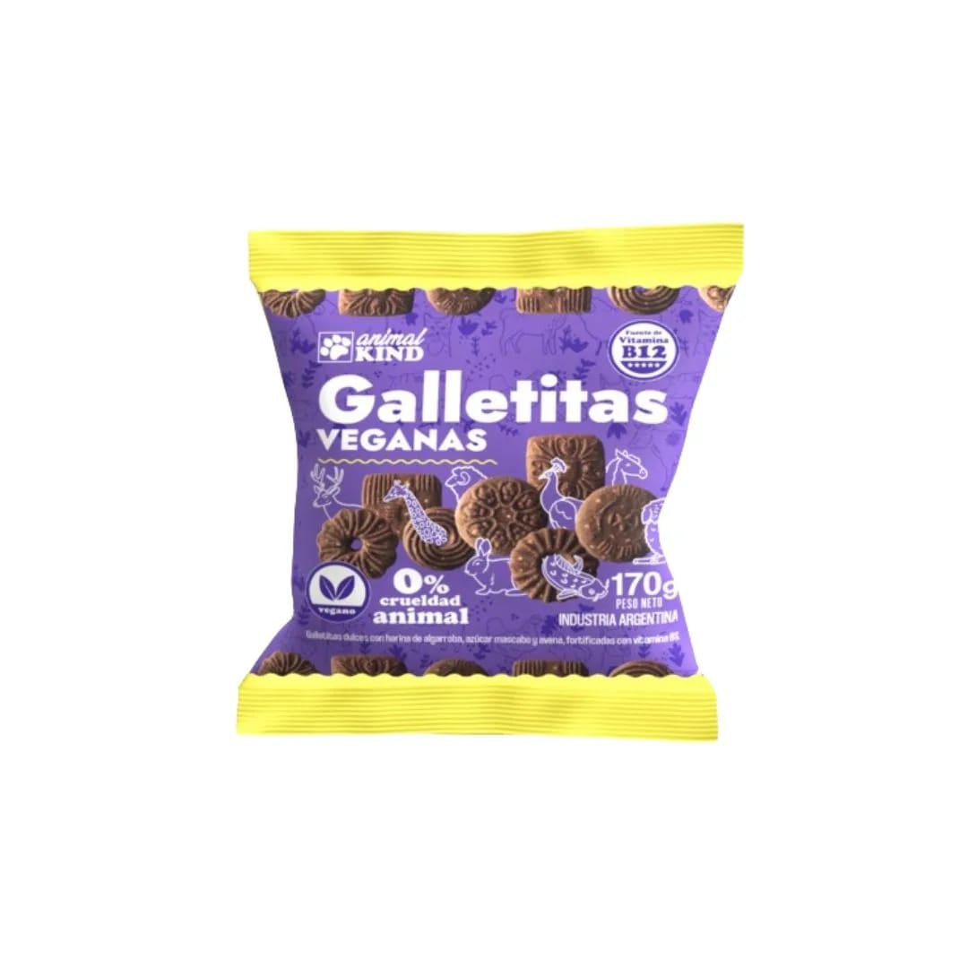 ANIMAL KIND - Galletitas Chocolate VEGANAS x 170Gr.