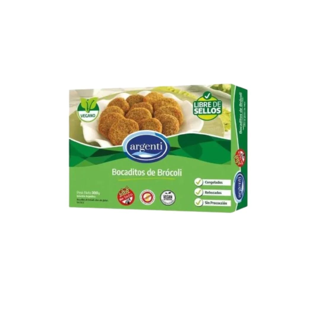 ARGENTI - Bocaditos de Brocoli s/gluten x 300grs.