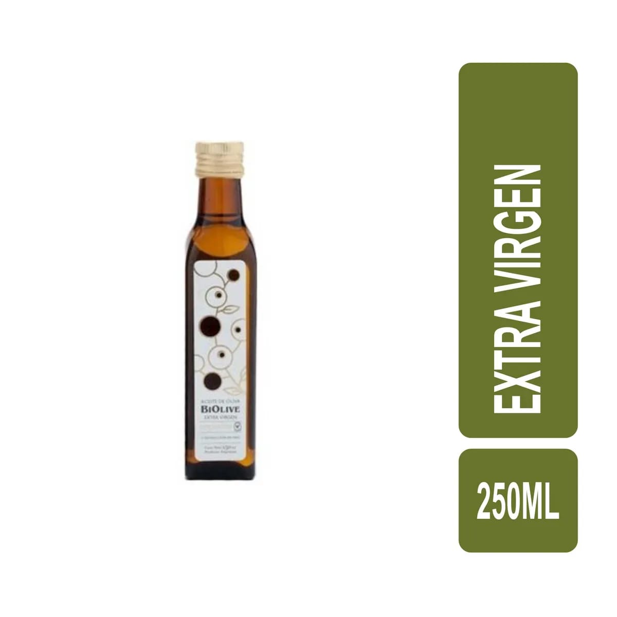 BIOLIVE - ACEITE OLIVA  Extra Virgen ORGANICO 250 Ml