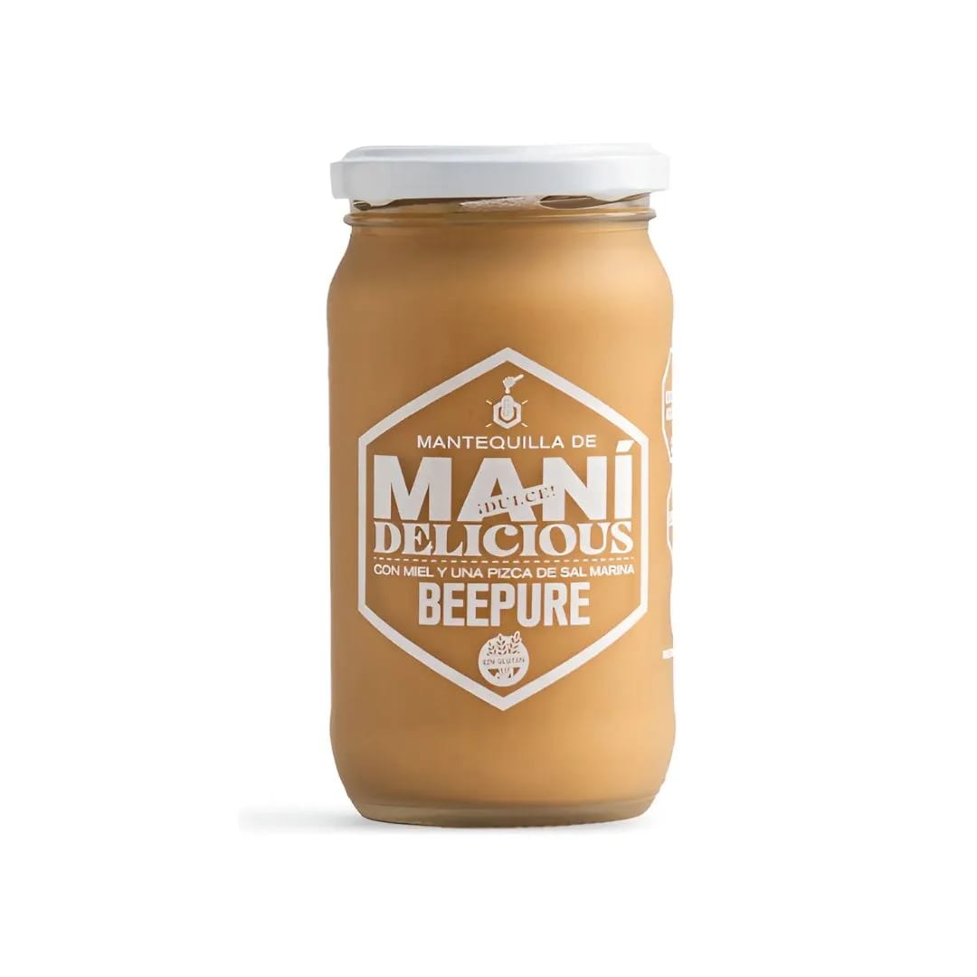 BEEPURE - Mantequilla de Mani "DELICIOUS" 350gr.