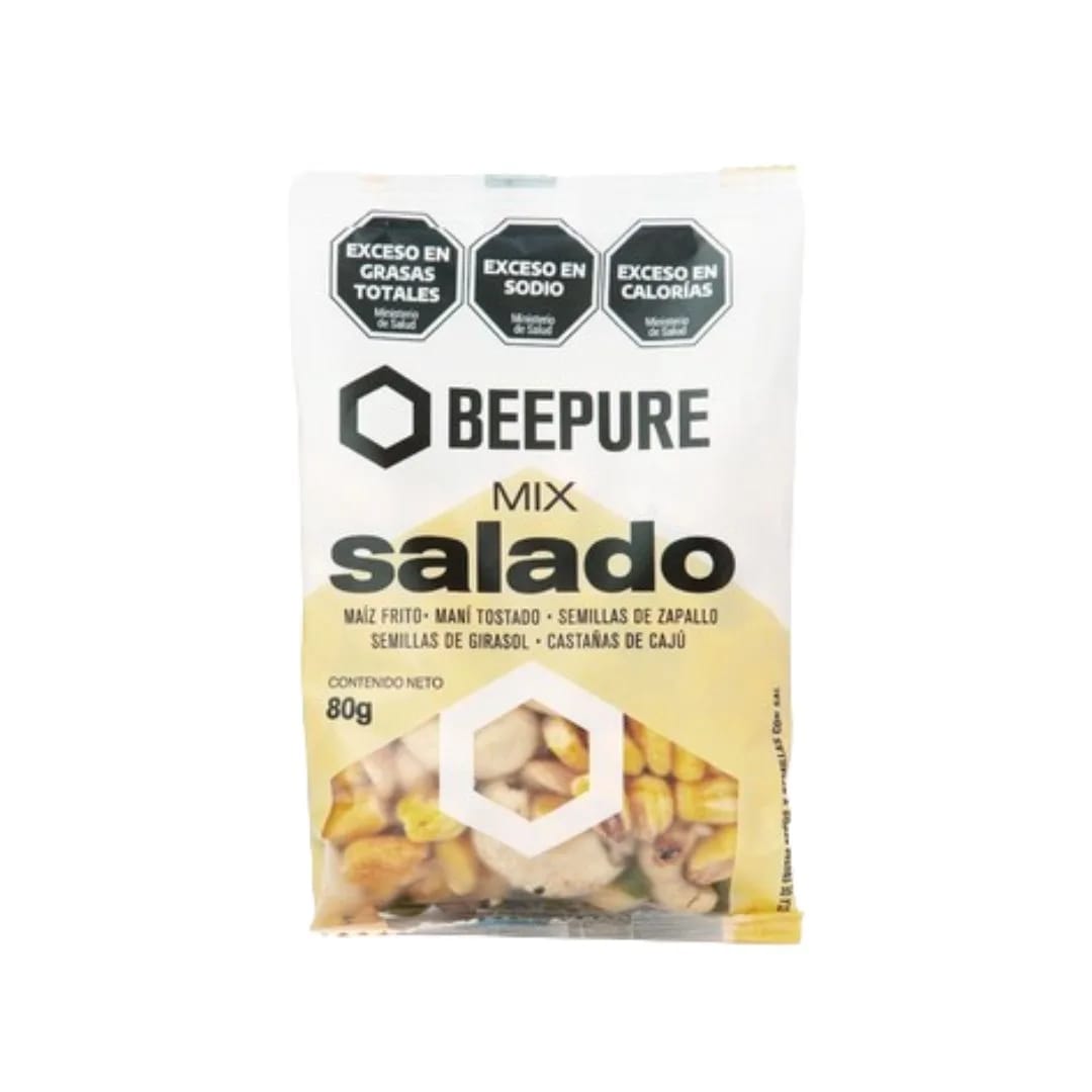 BEEPURE - Mix Salado flowpack 80gr x 10un