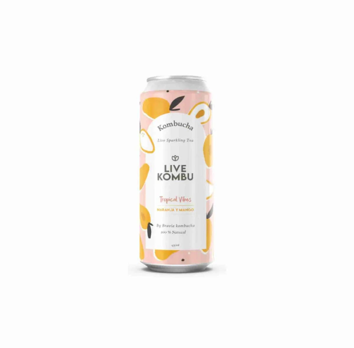 BRAVIA - Live Kombu  Naranja y Mango  lata 473ml