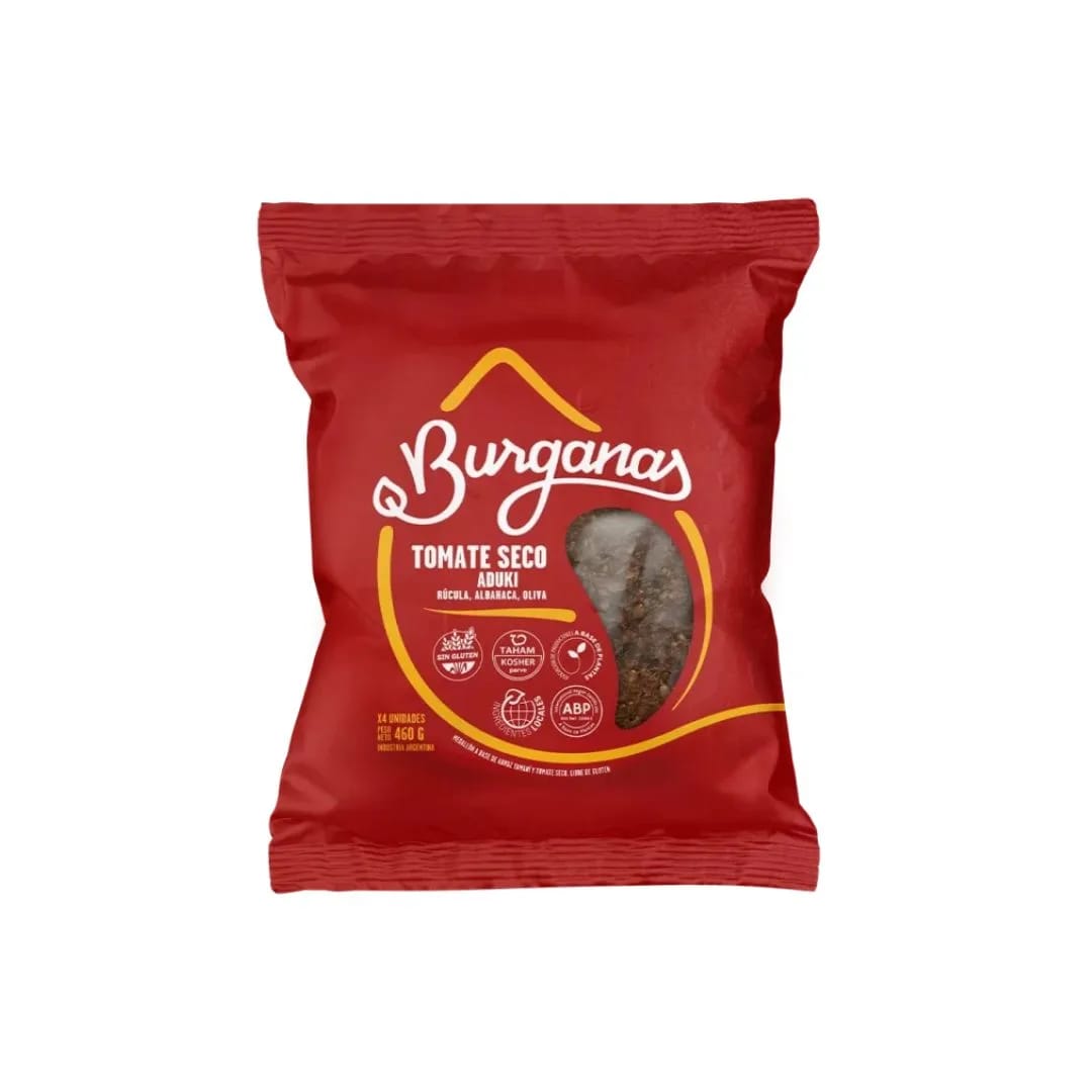 BURGANAS - Medallones de TOMATES y ADUKI x 4un 460grs.