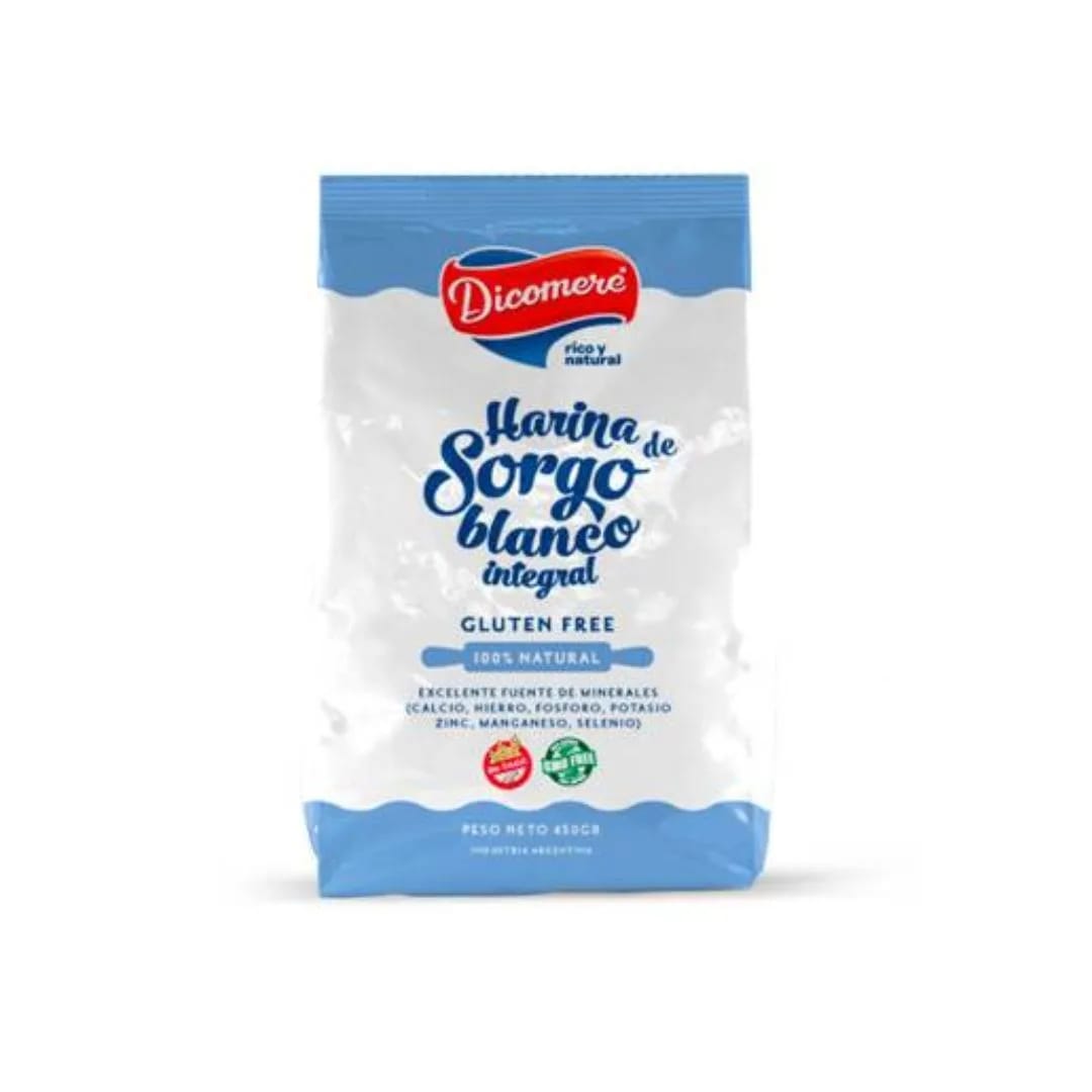 DICOMERE - Harina de Sorgo blanco Integral 450gr.