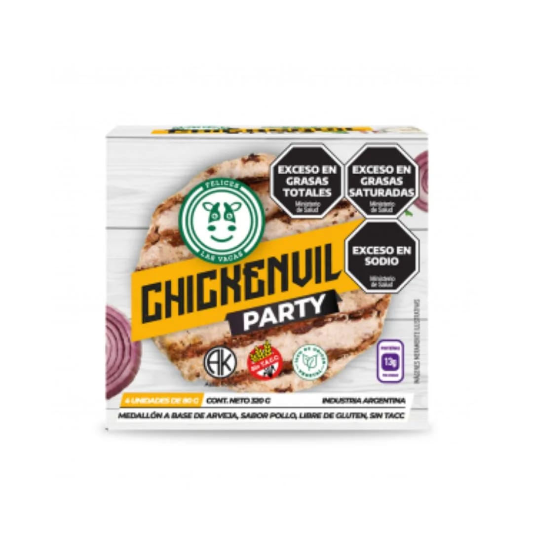 FELICES LAS VACAS - Chickenvil Party Medallon 4 x 80gr 