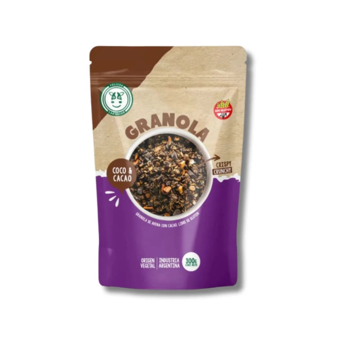 FELICES LAS VACAS - Granola de Avena CACAO x 300gr.