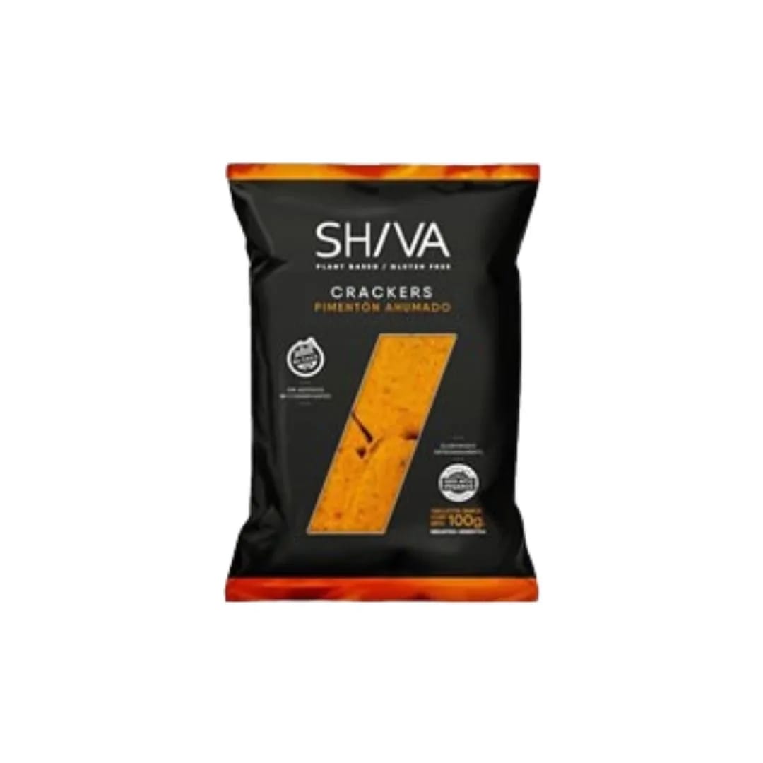 SHIVA - Crackers Pimenton Ahumado 100g - SIN TACC