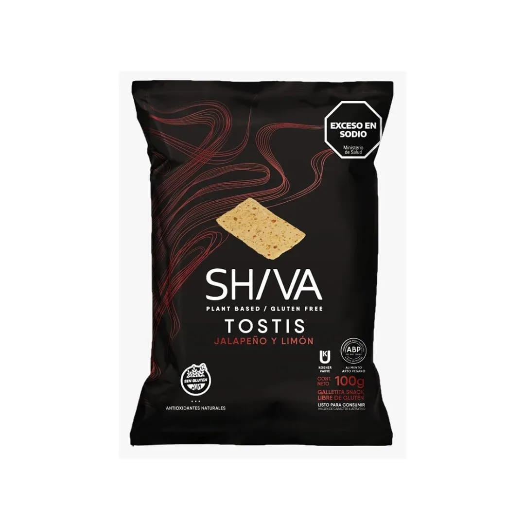 SHIVA - Tostaditas de Jalapeño y Limon 100grs.
