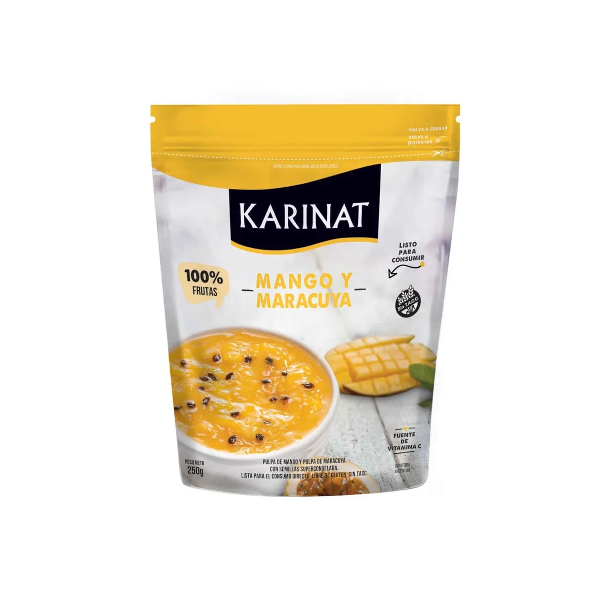 KARINAT- MANGO Y MARACUYA Doypack 250gr