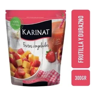 KARINAT- FRUTILLAS y DURAZNOS Doypack 300gr