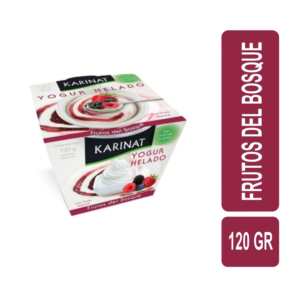 KARINAT- YOGUR HELADO Frutos del Bosque Pote 120gr