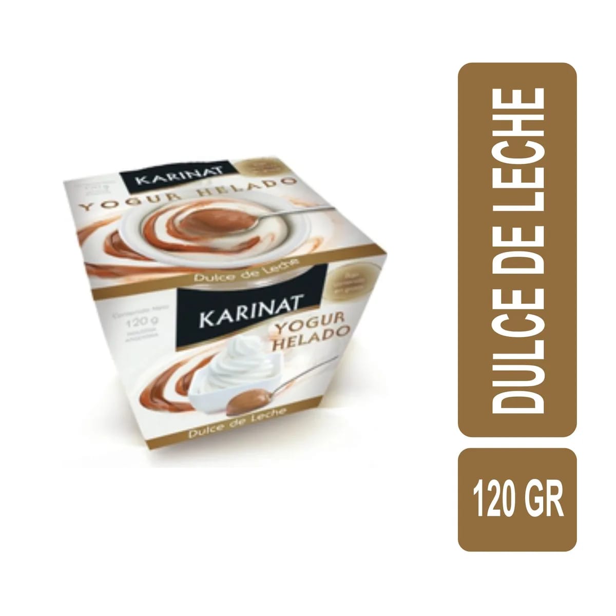 KARINAT - YOGUR HELADO Dulce de Leche  Pote 120gr
