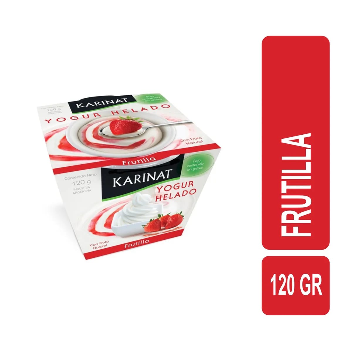 KARINAT - YOGUR HELADO Frutilla  Pote 120gr