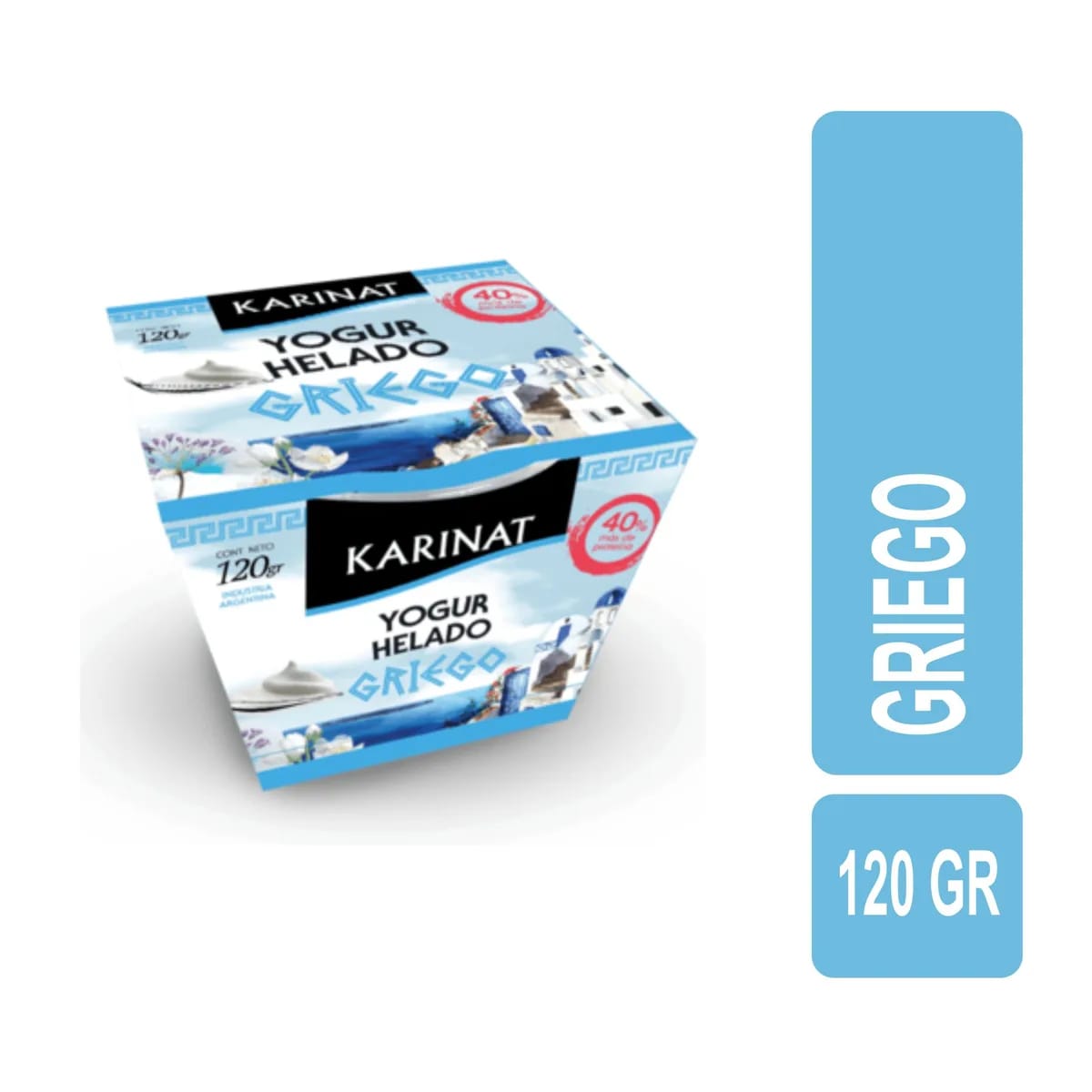 KARINAT - YOGUR HELADO Griego  Pote 120gr