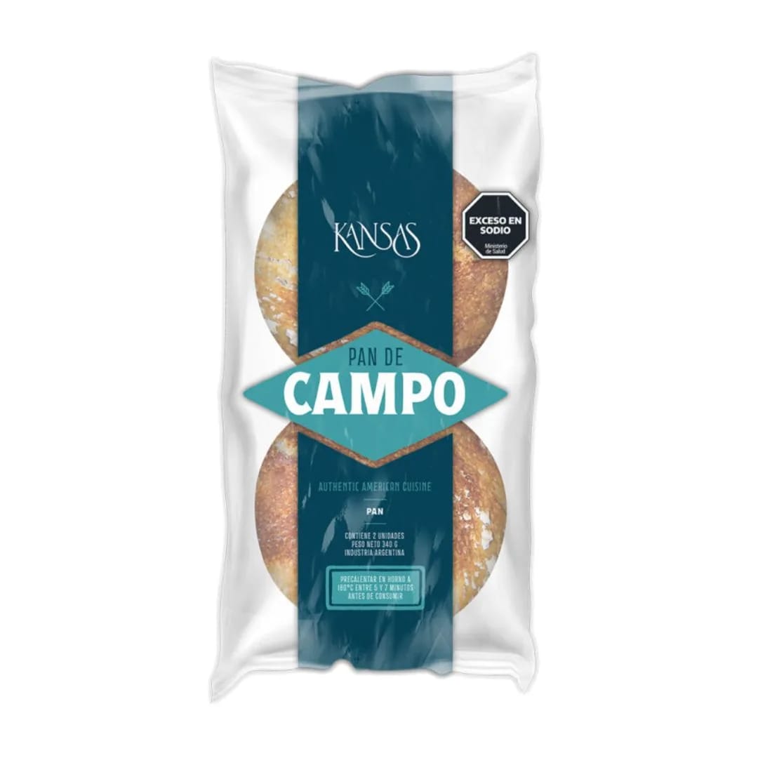 KANSAS - Pan campero x 2un.