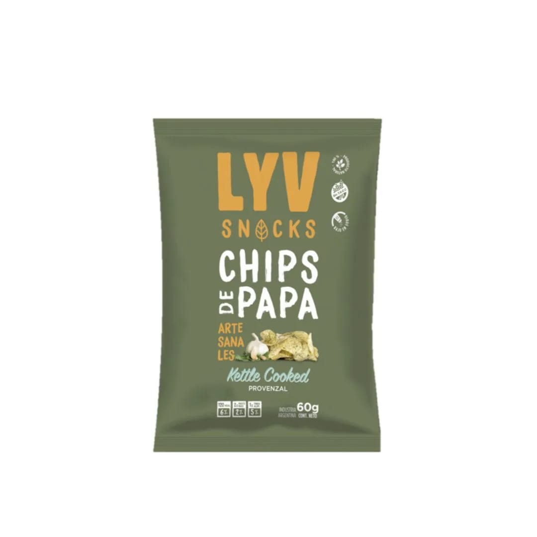 LYV - CHIPS PAPA PROVENZAL SIN TACC 60gr