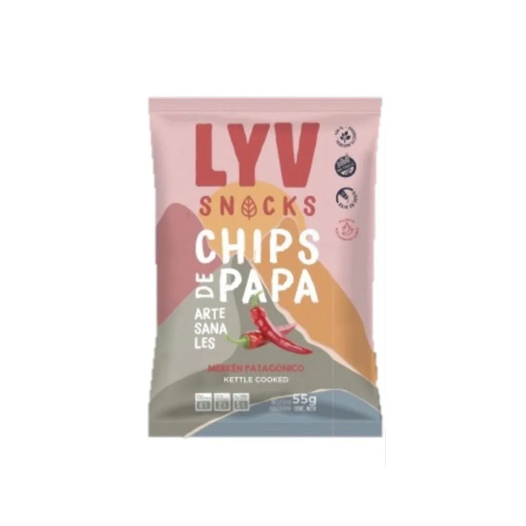 LYV - CHIPS PAPA MERKEN SIN TACC 55gr