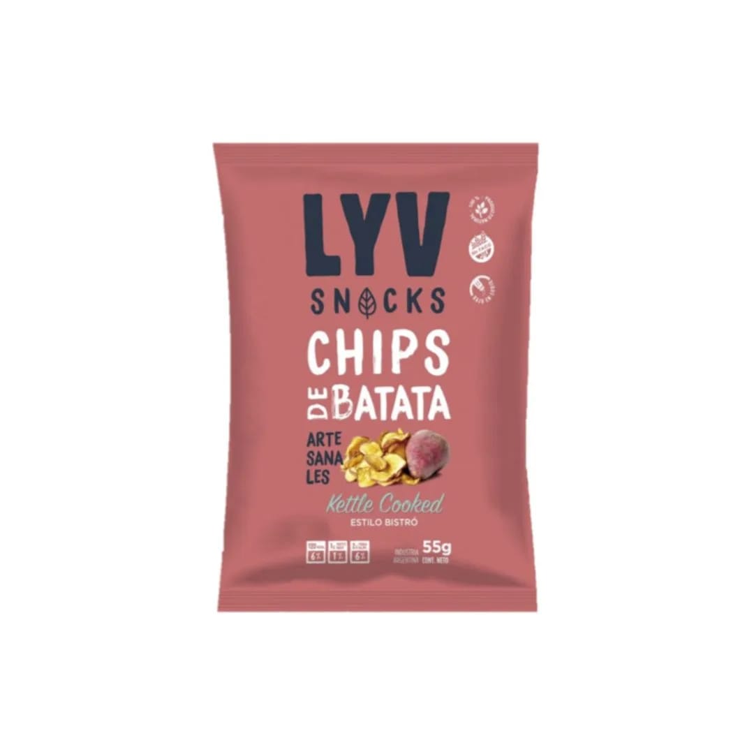 LYV - CHIPS BATATA SIN TACC 55gr