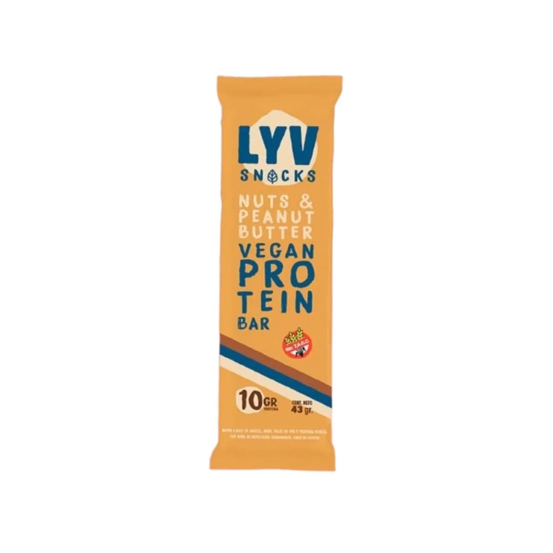 LYV - BARRA PROTEICA P.BUTTER&DARK CHOCO 43gr x 12un
