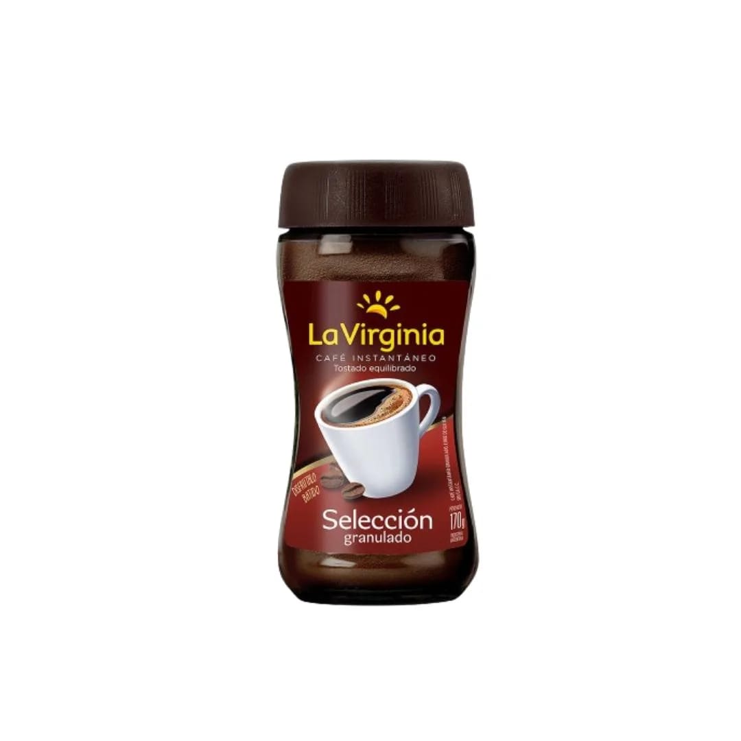 LA VIRGINIA - Cafe Instantaneo SELECCION TOSTADO Frasco x 100Grs.