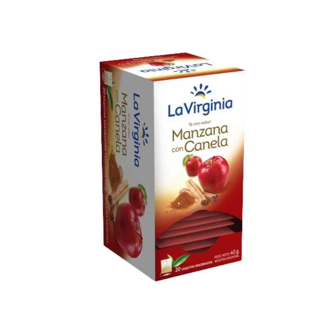 LA VIRGINIA - Te Saborizado MANZANA y CANELA x 20Saq.