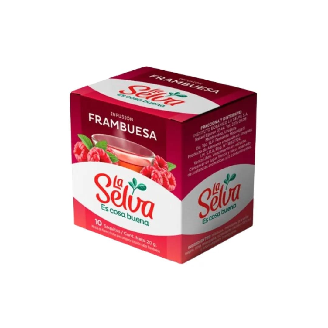 LA SELVA - Te FRUTAL FRAMBUESA x 10Saq.