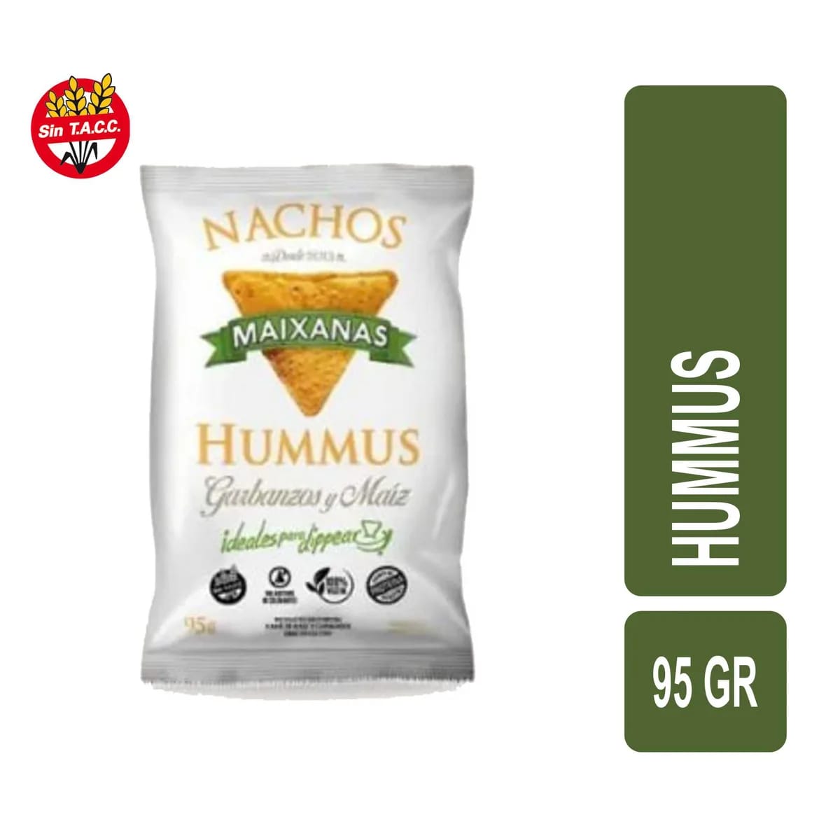 MAIXANAS - Nacho Hummus 95 grs