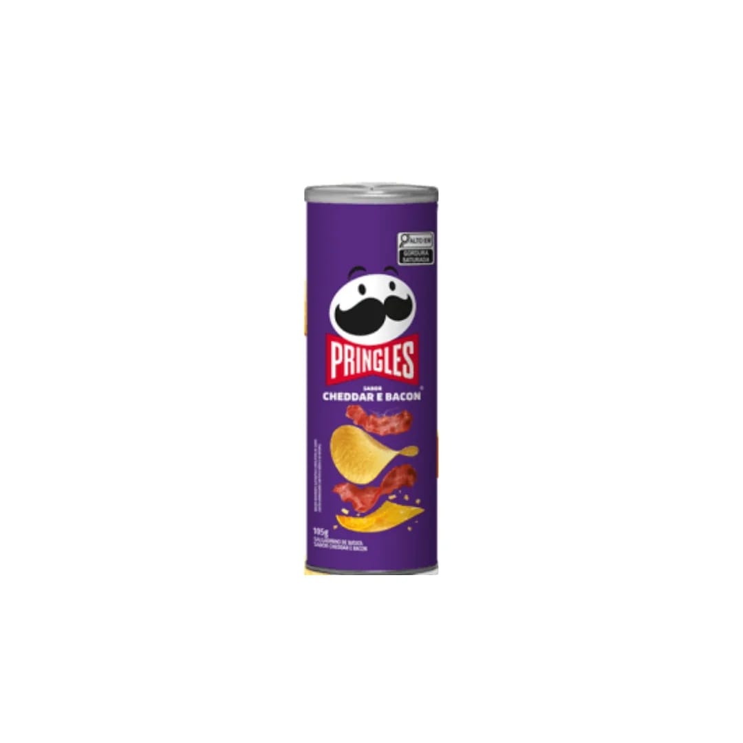 PRINGLES - PAPAS FRITAS CHEDDAR & BACON 105Grs.