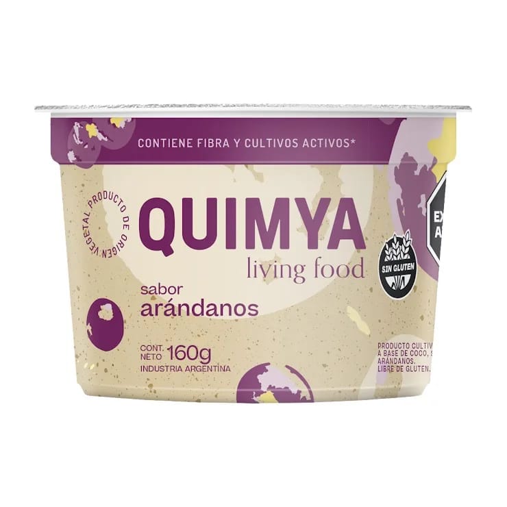 QUIMYA - Yogur Base Coco Arándanos 160 g