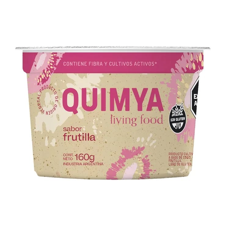 QUIMYA - Yogur Base Coco Frutilla 160 g