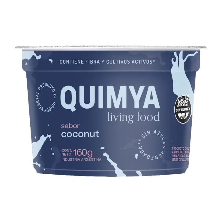 QUIMYA - Yogur Base Coco Coconut Sin Azucar 160 g