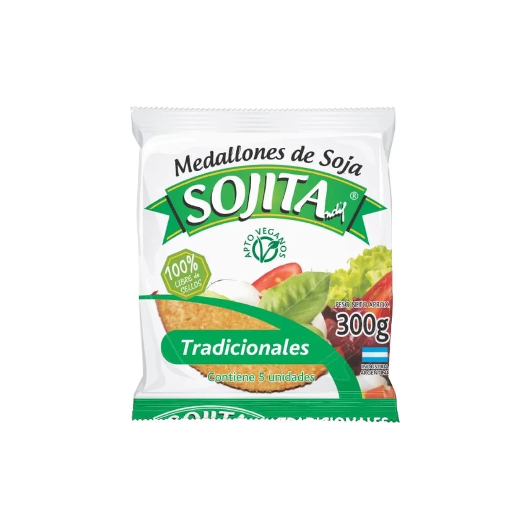 SOJITA - MEDALLONES de Soja TRADICIONAL 5un x 300grs