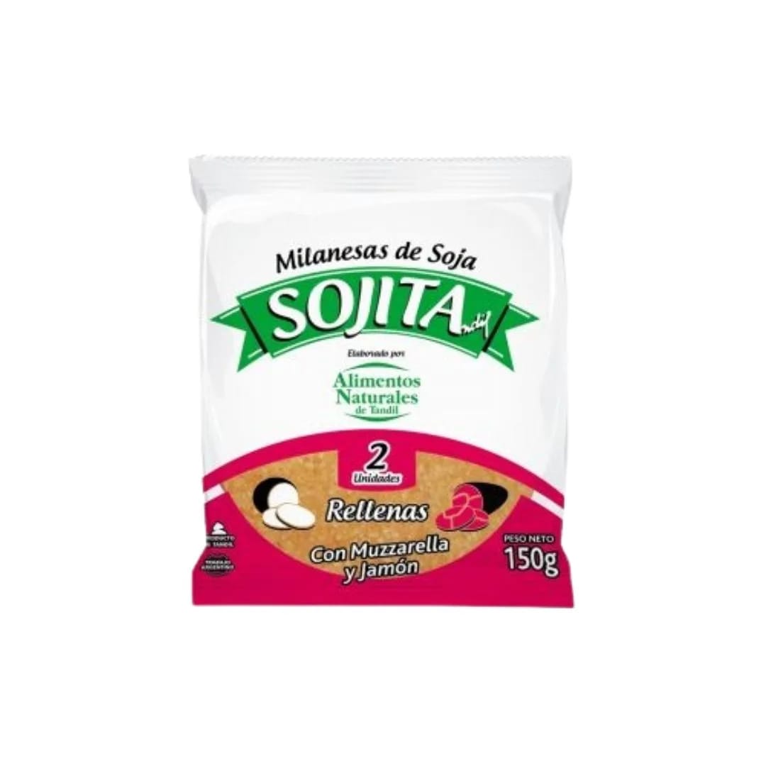 SOJITA - MEDALLONES de Soja Rellenas JAMON y MUZARELLA 2un x 150grs.