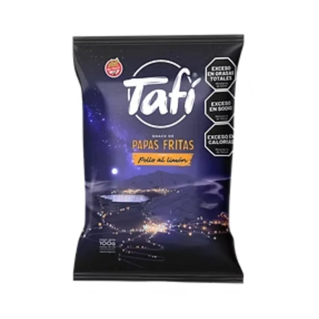 TAFI - Papas Fritas Sabor POLLO al LIMON x 100gr.