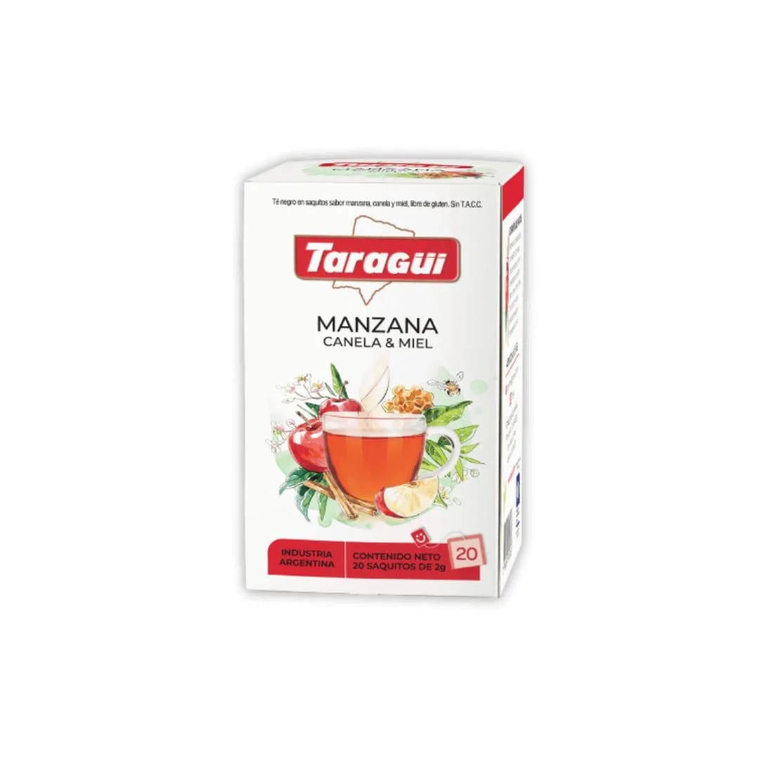 TARAGUI - Te Placer Manzana Canela y Miel x 20saq.
