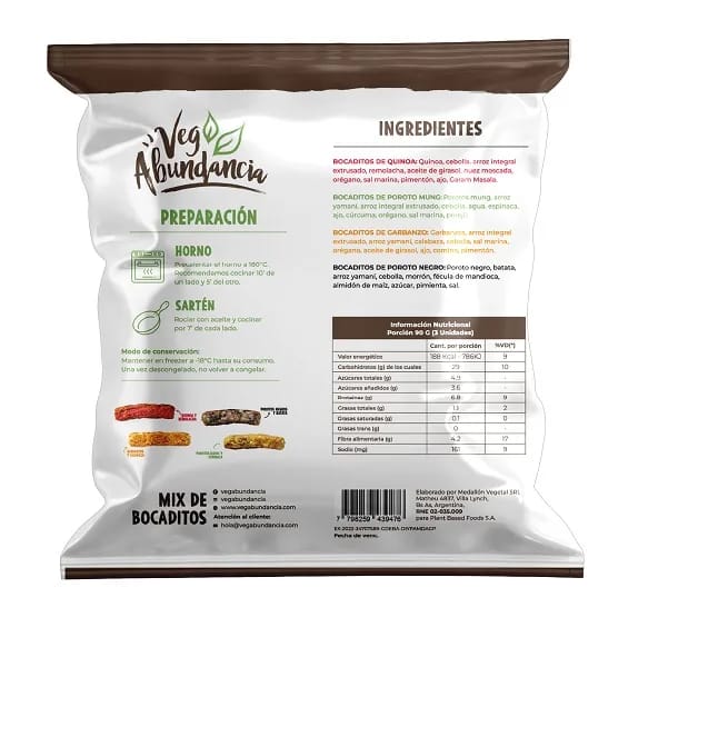 VEG ABUNDANCIA - Bocaditos Mix 400gr 