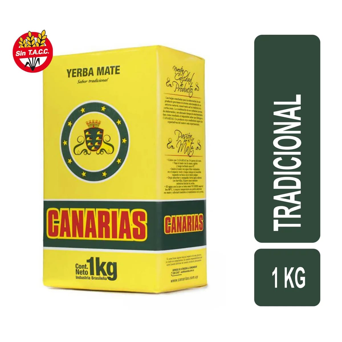 CANARIAS - Yerba mate 1kg