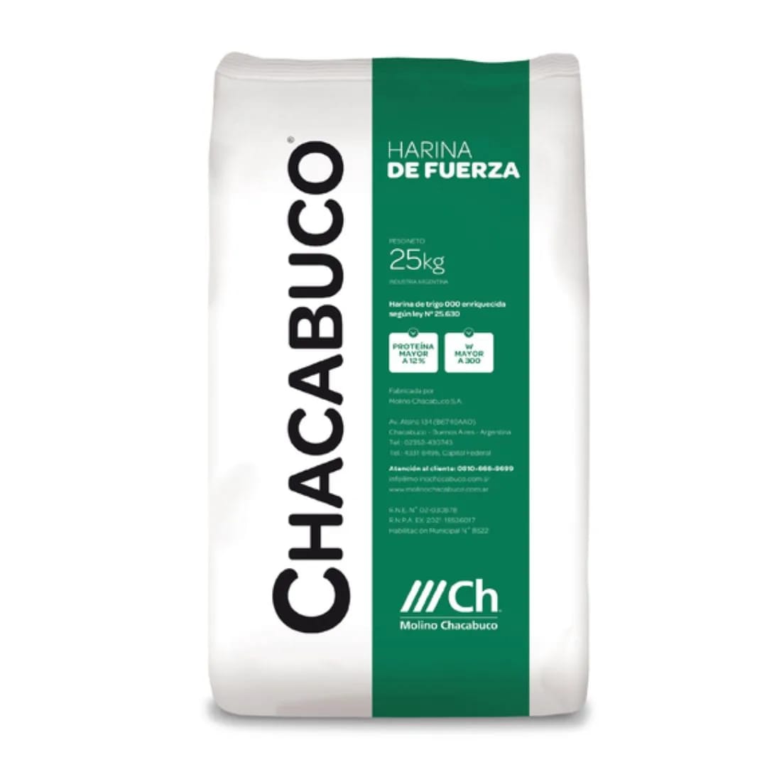 CHACABUCO - HARINA CRACKER FUERZA 25 kg