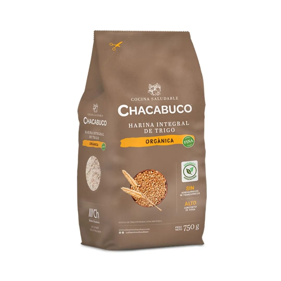 CHACABUCO - Harina Integral Organica x 750Grs.
