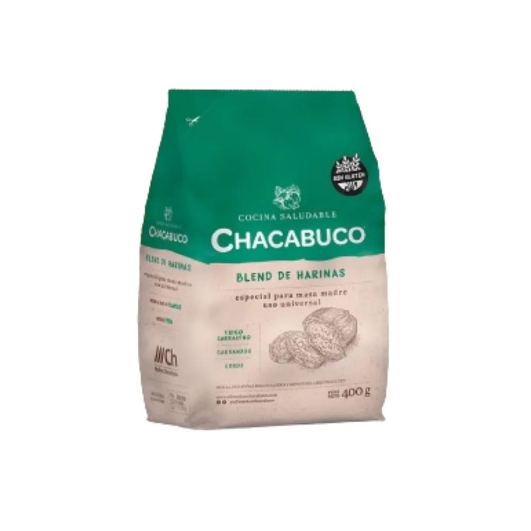 CHACABUCO - Blend de harinas p/Masa Madre S/Gluten x 400gr.