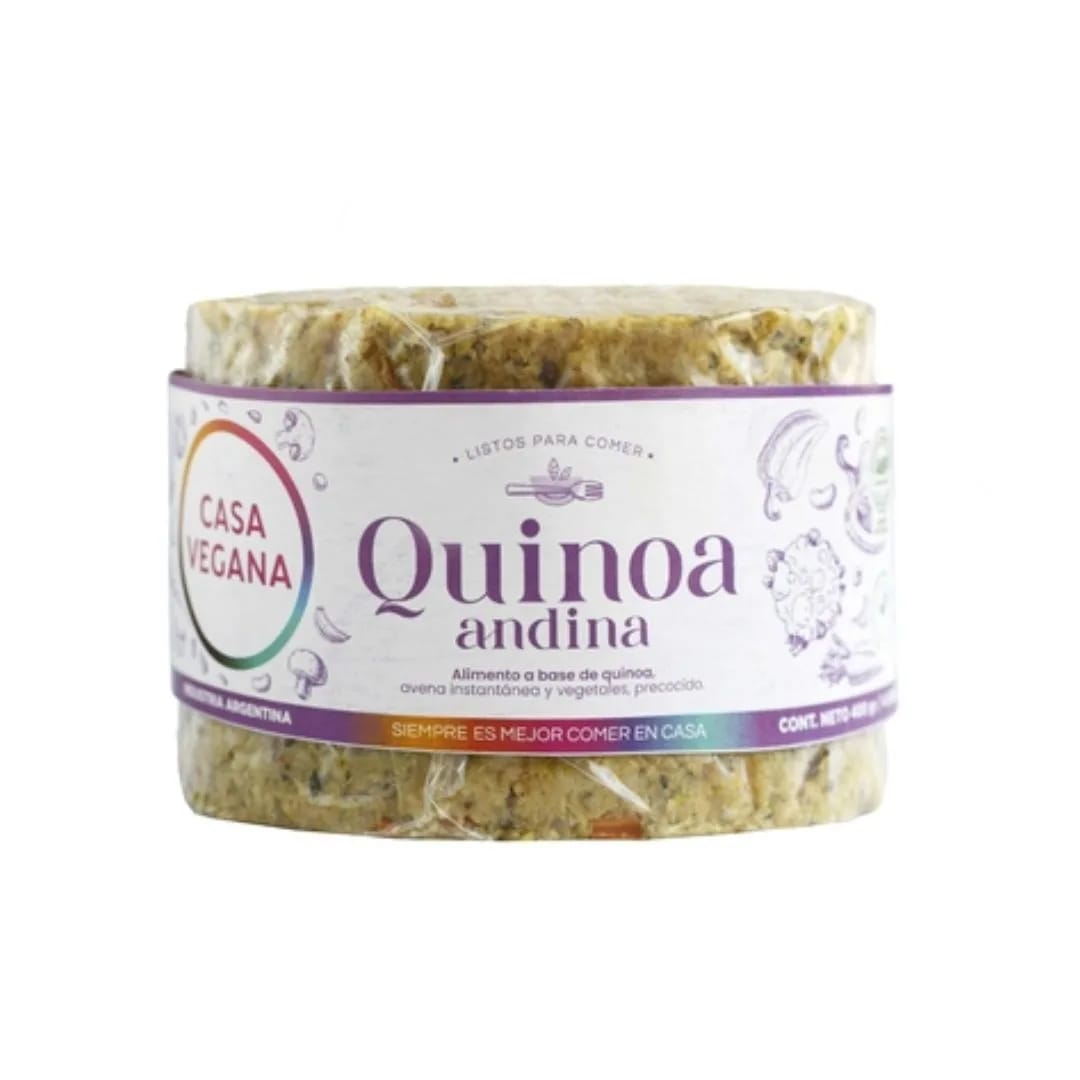 CASA VEGANA - Medallon Quinoa Andina x 4u 480gr
