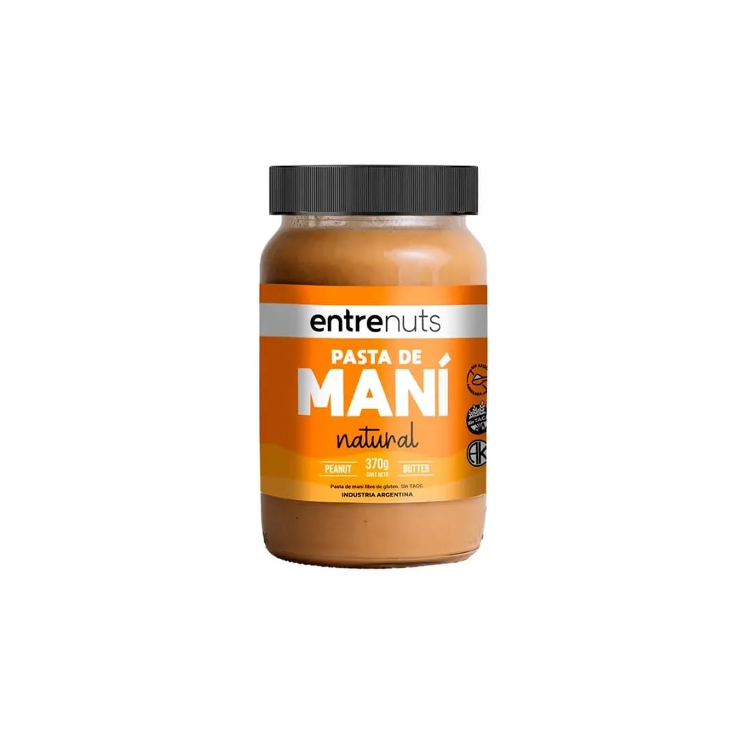 ENTRENUTS - Pasta de Mani 370gr NATURAL