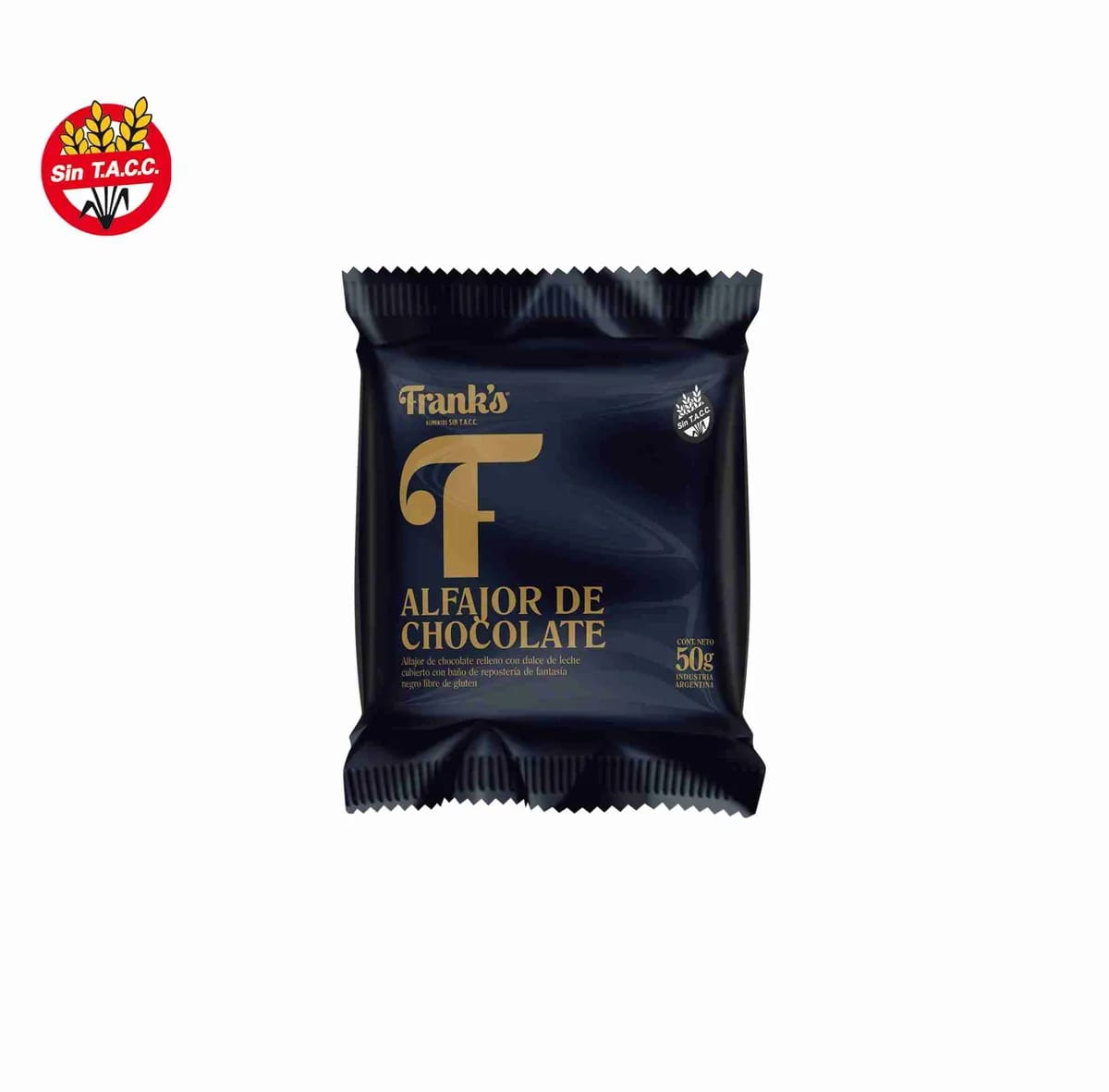FRANKS - Alfajor de Chocolate 50gr x 8u