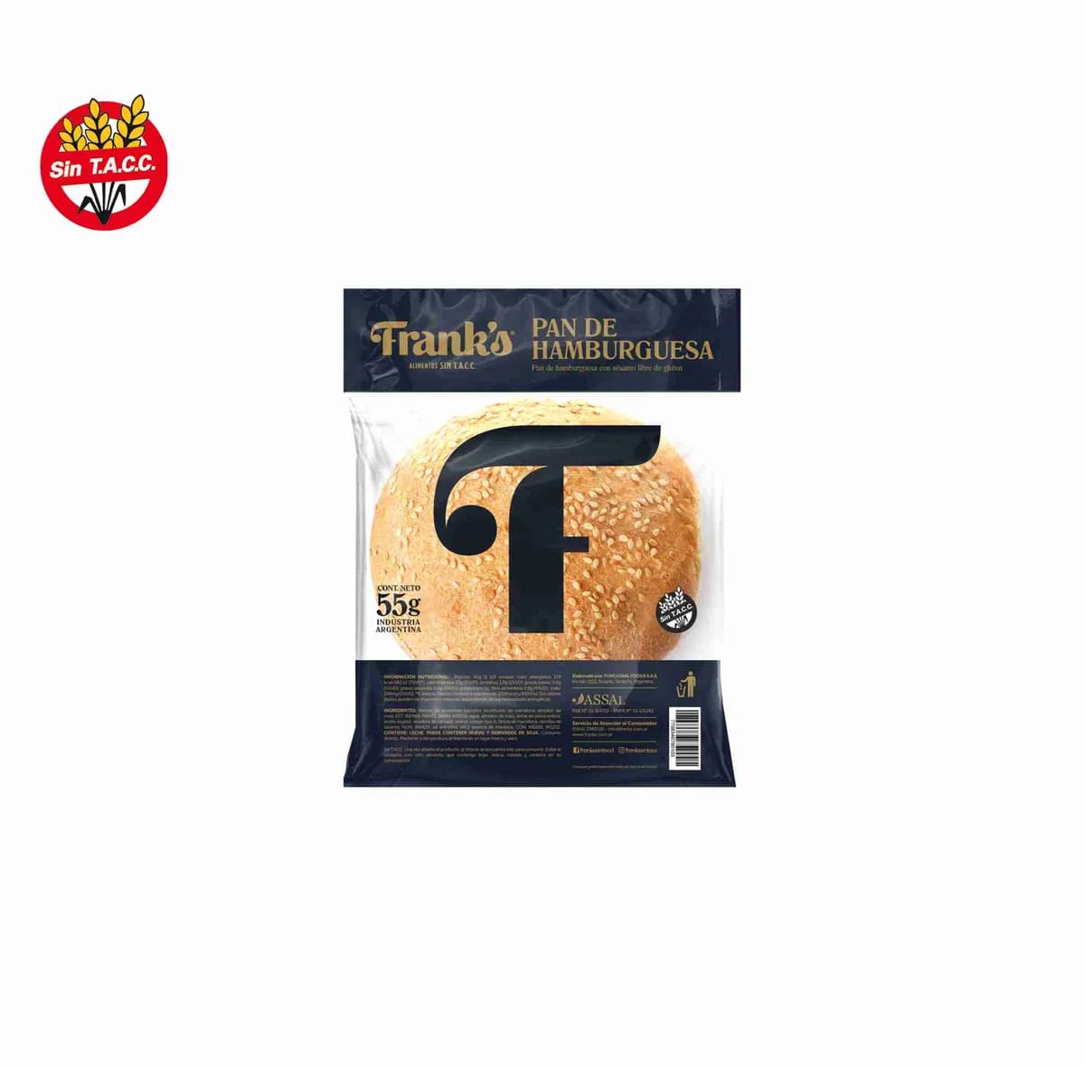 FRANKS - Pan de Hamburguesa 55gr