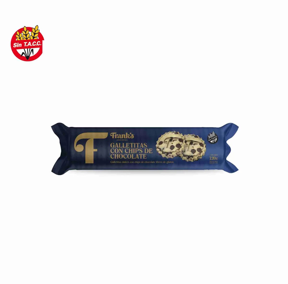 FRANKS - Galletitas Chips de Chocolate 120gr