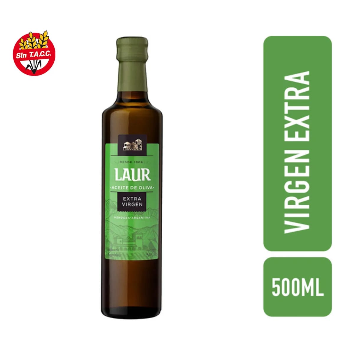 LAUR - ACEITE OLIVA Virgen Extra Botella 500 ml