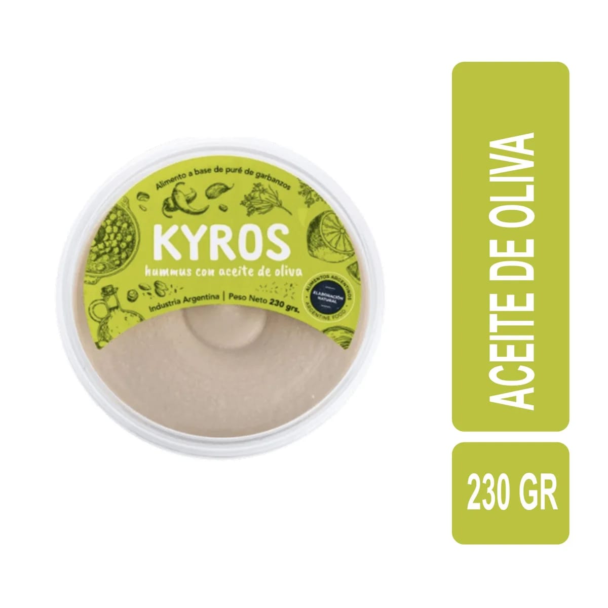 KYROS - Humus Aceite de oliva 230g