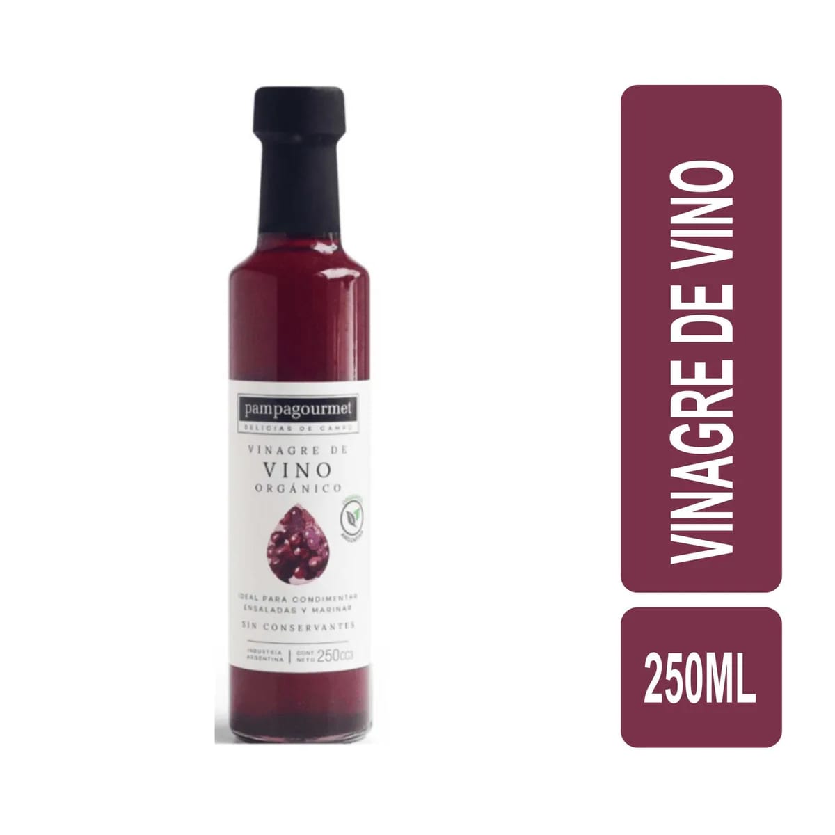 PAMPA GOURMET-Vinagre de Vino 250g